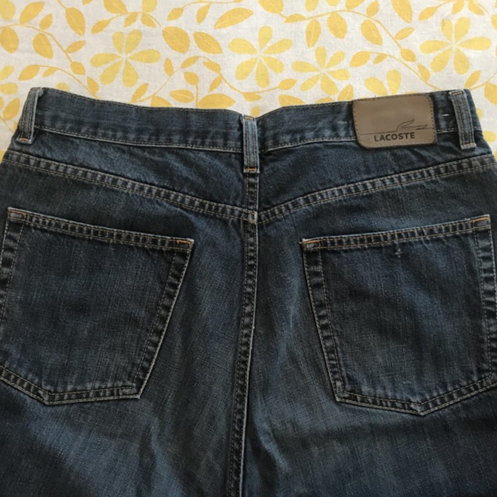 Authentic Lacoste Dark Blue Jeans Men’s - Picture 4 of 7